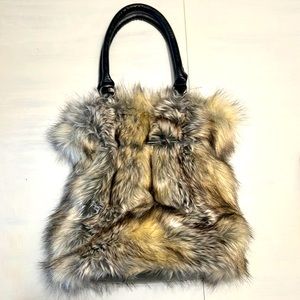 Faux Fur Bag - New never been used